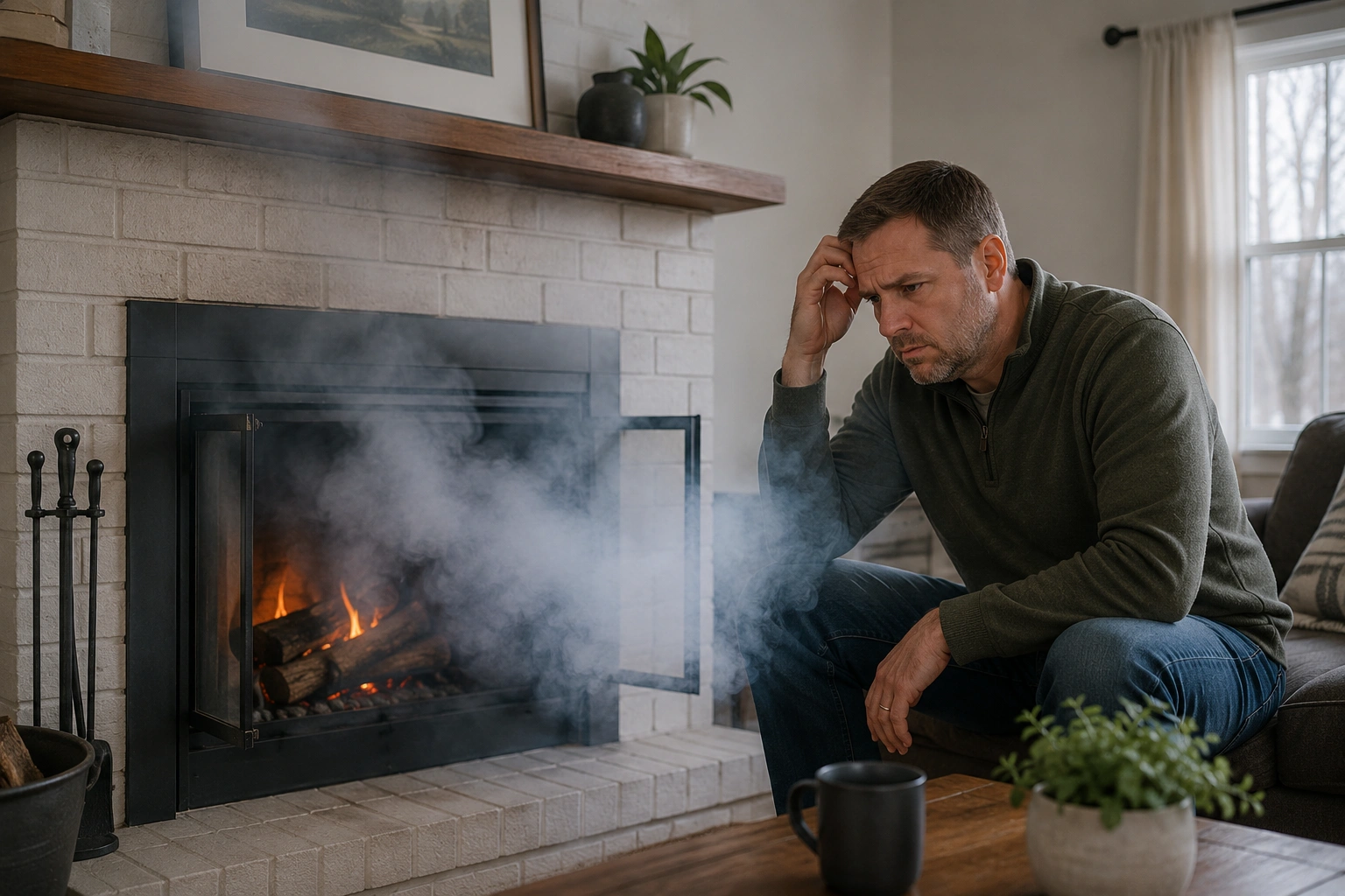 Common fireplace smoke problems and solutions