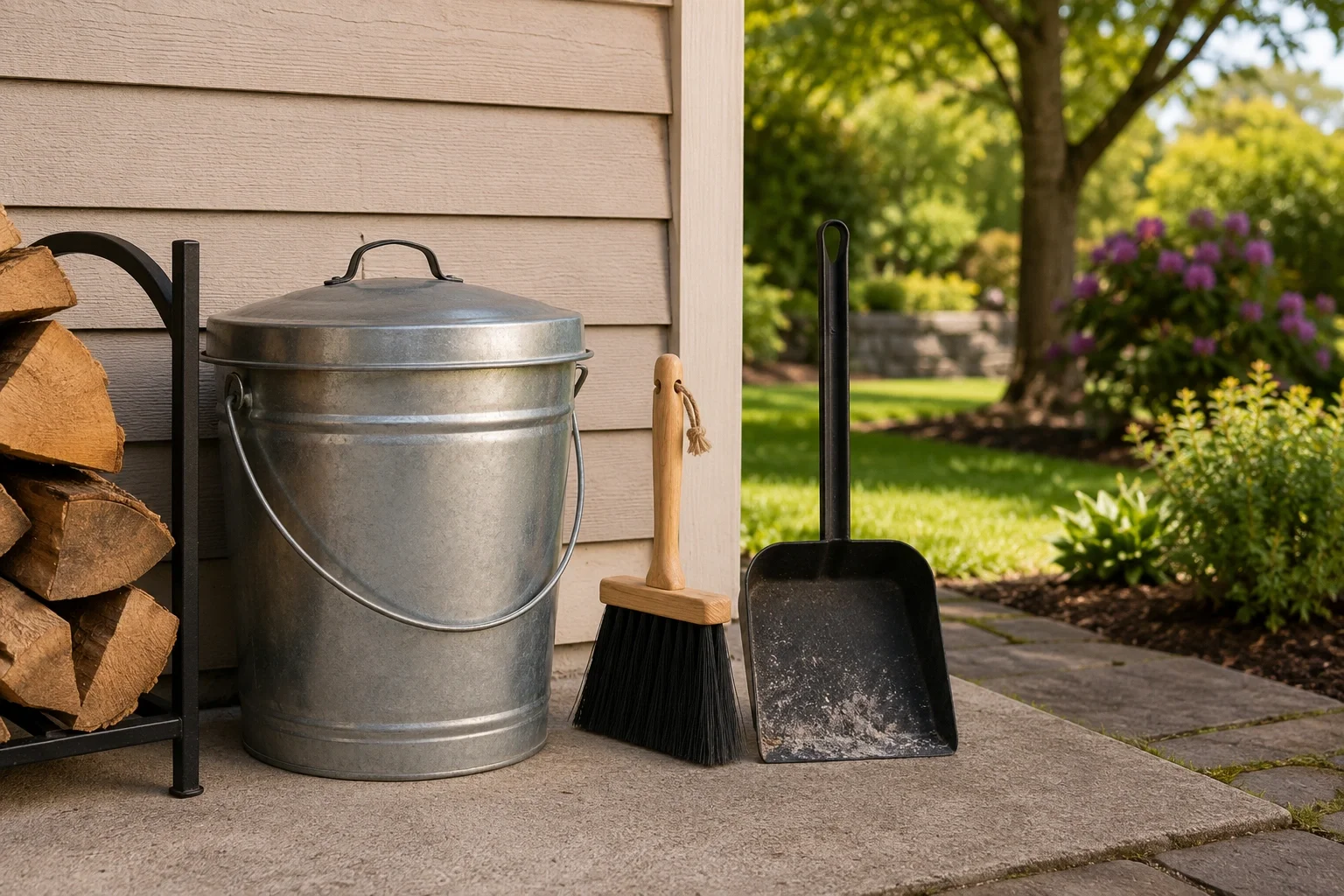 Organized ash removal station