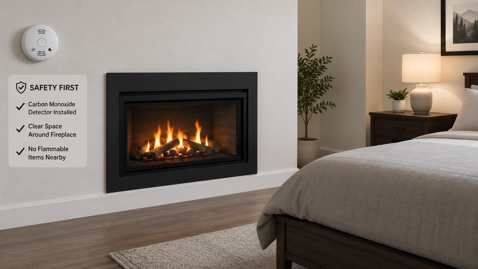 Bedroom Fireplace Safety Considerations