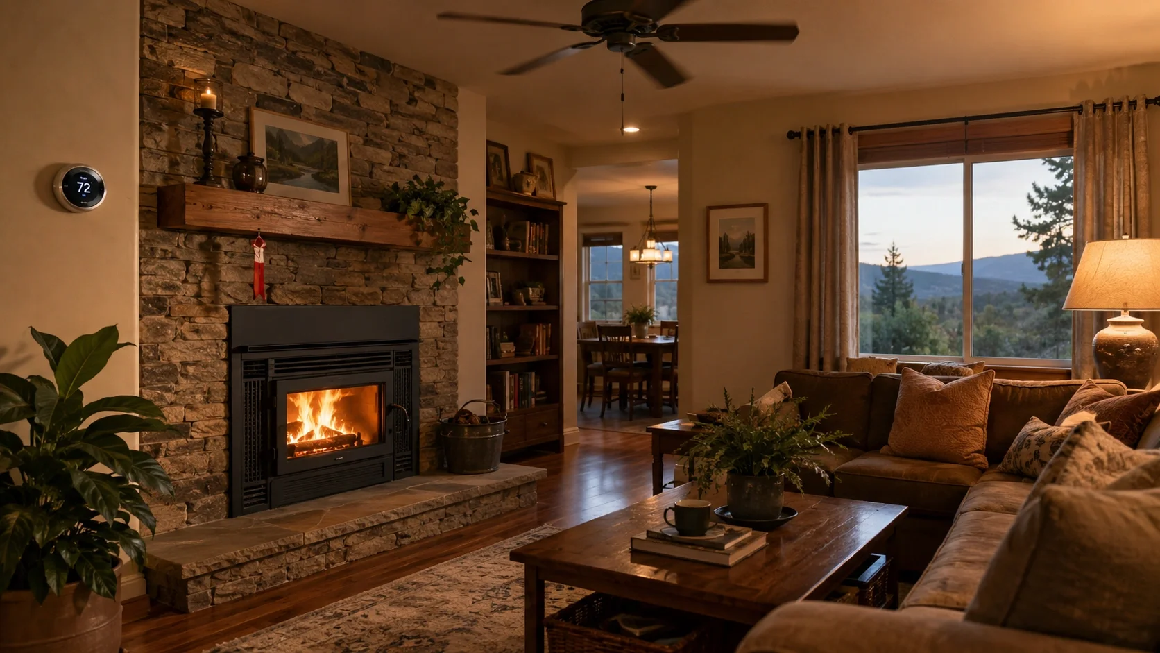 Maximizing fireplace insert efficiency