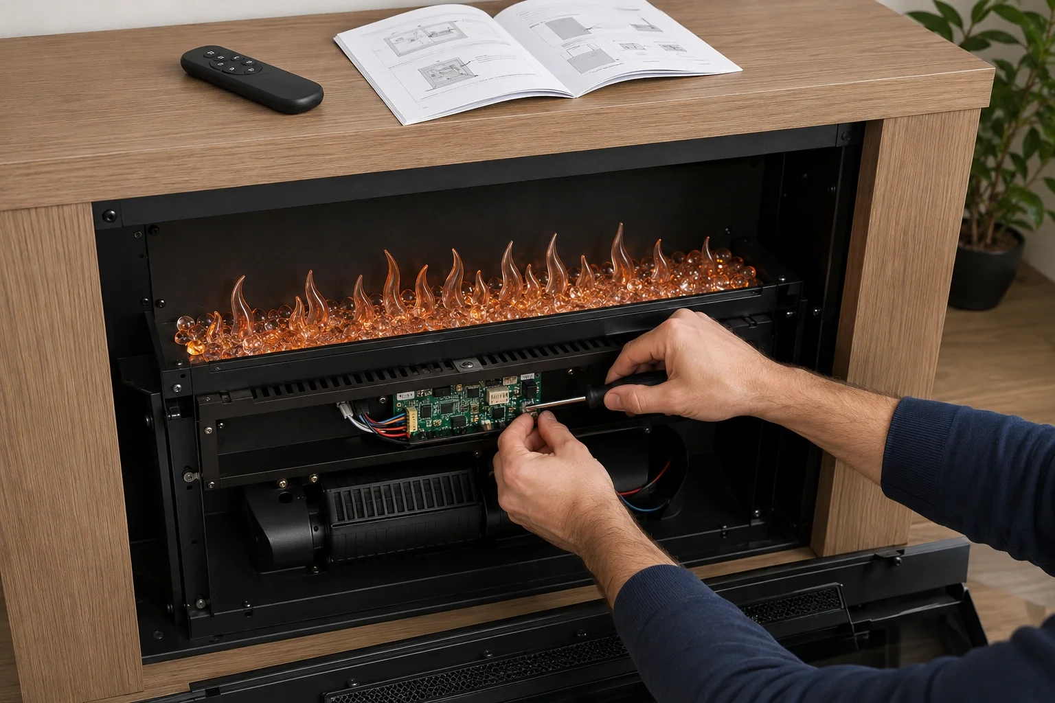 Troubleshooting common DIY ventless fireplace issues