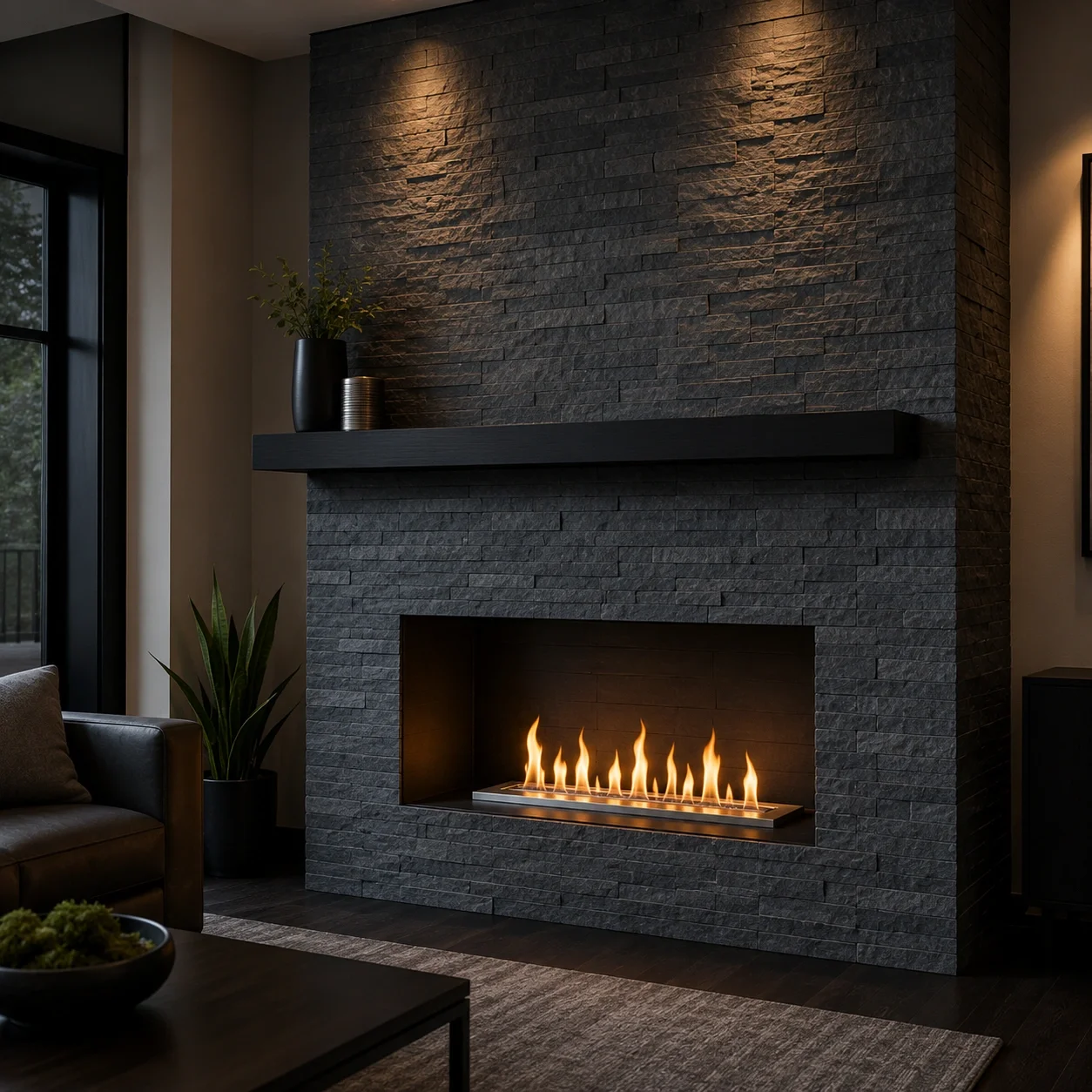 DIY ventless fireplace installation