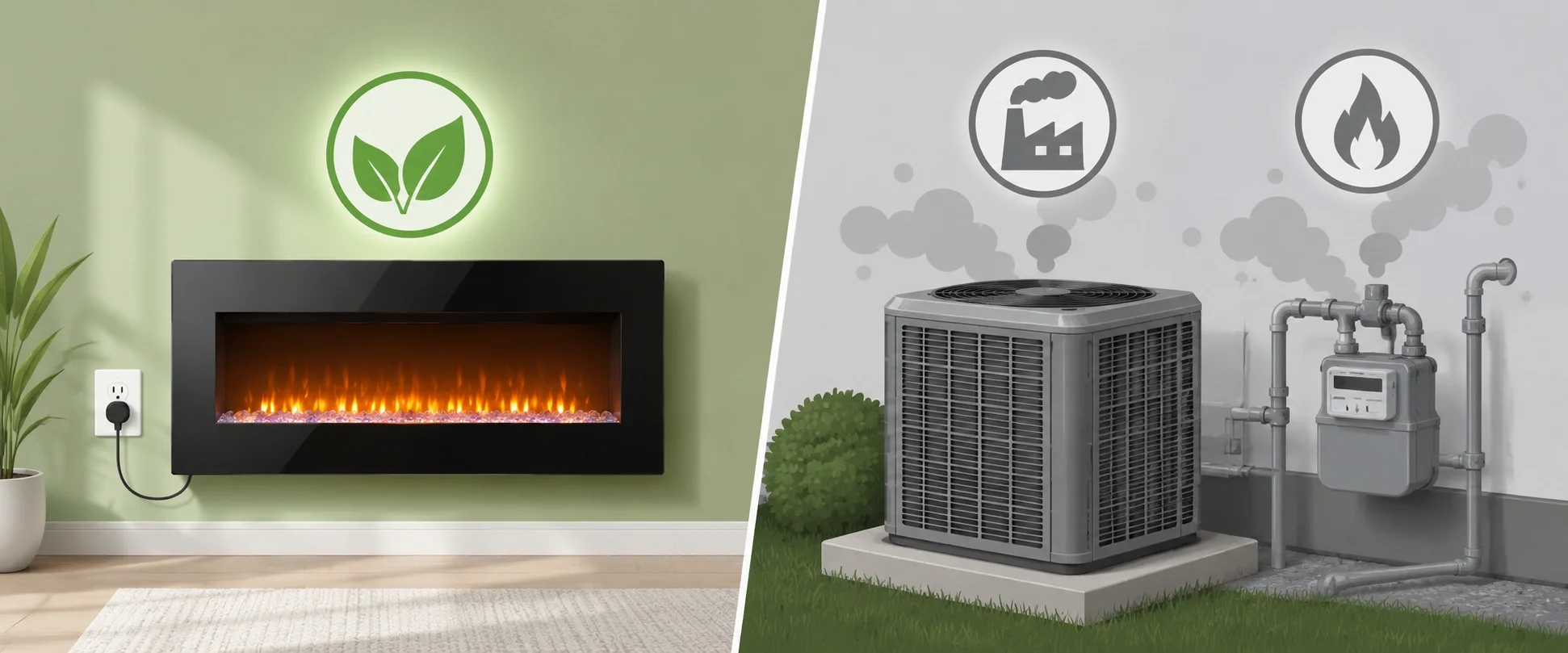 Environmental impact comparison of heating systems