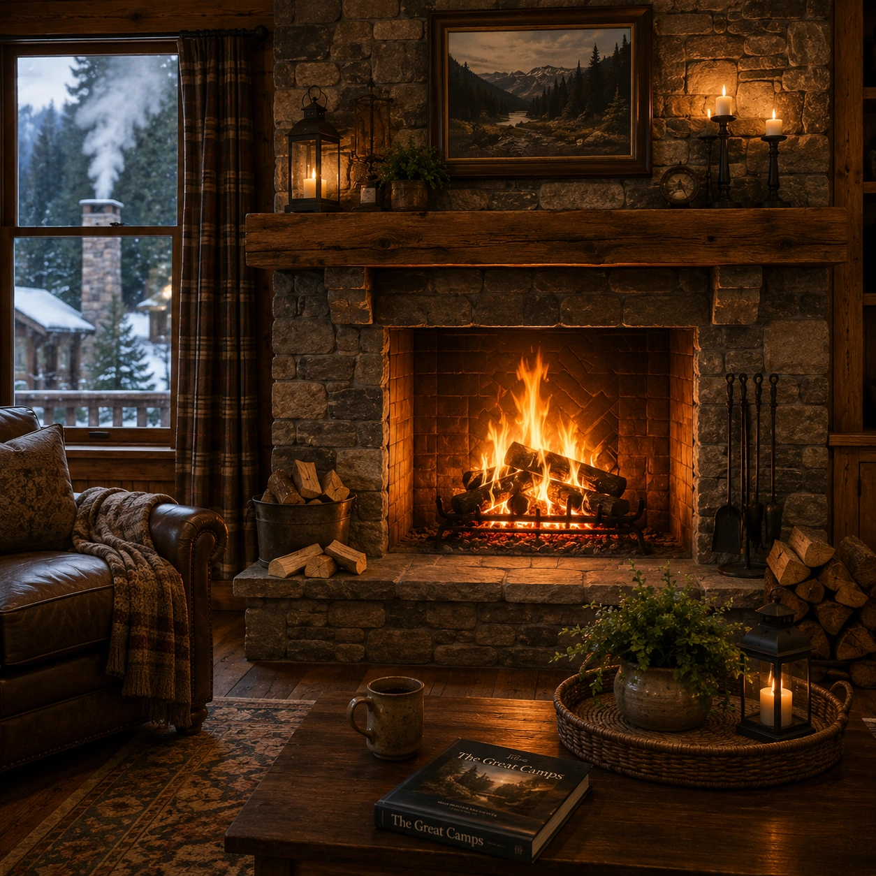 Traditional Wood Burning Fireplace Ideas