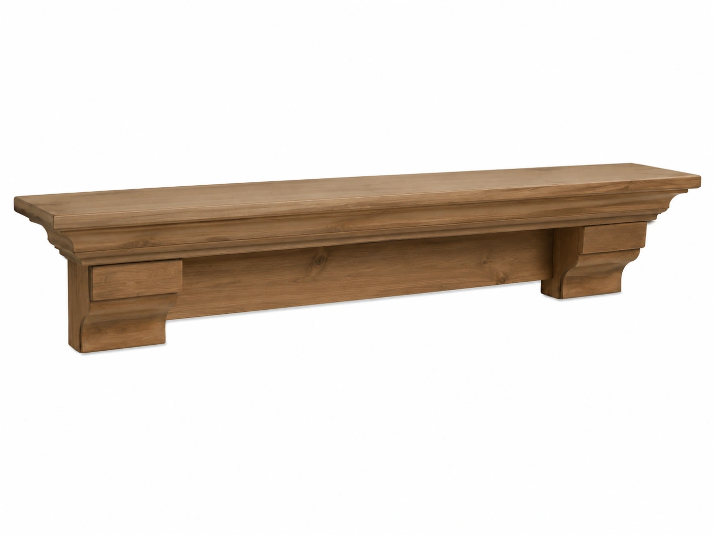 Fireplace mantel shelf