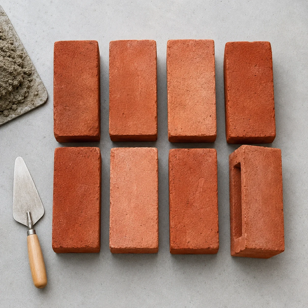 Brick for DIY fireplace hearth