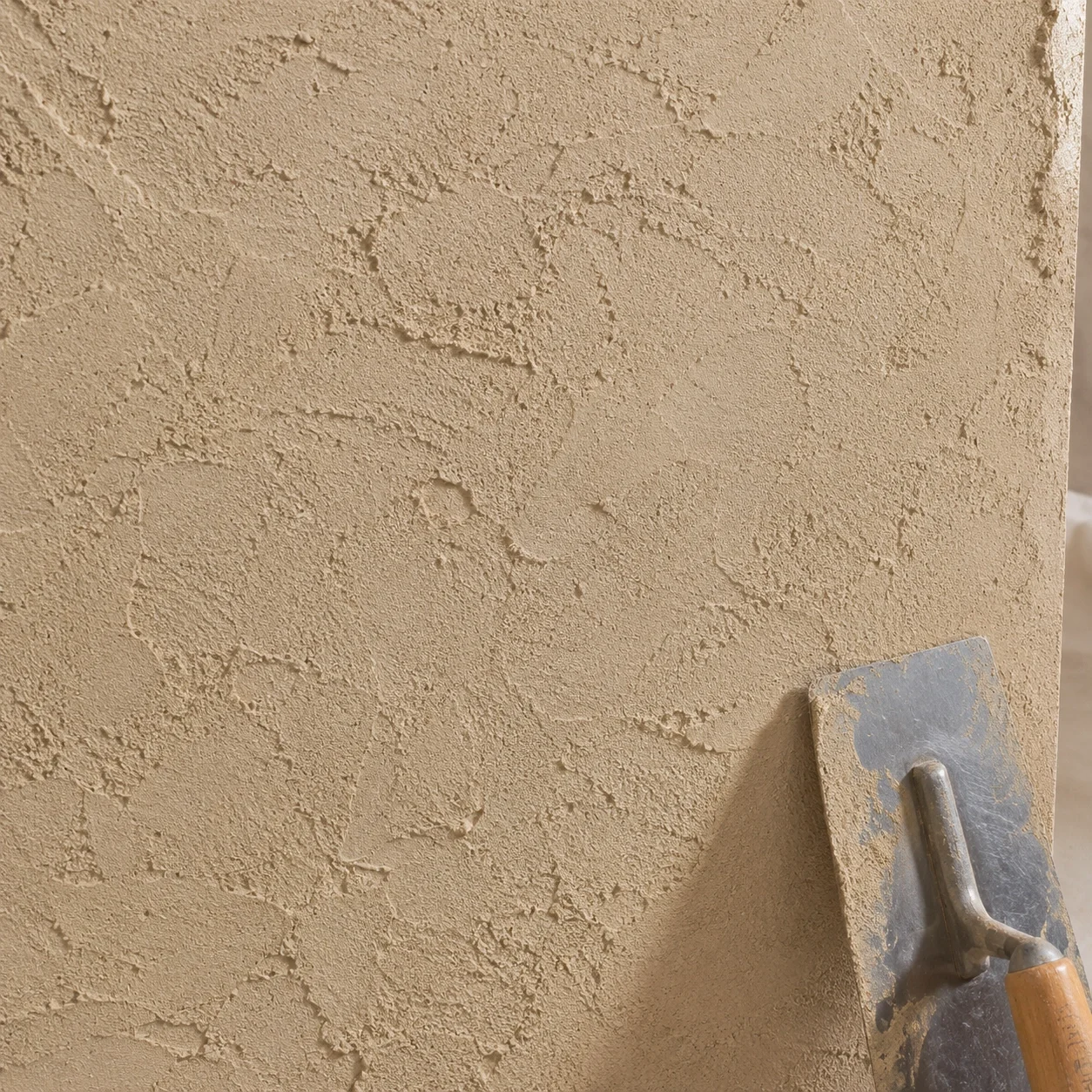 Stucco material for DIY fireplace