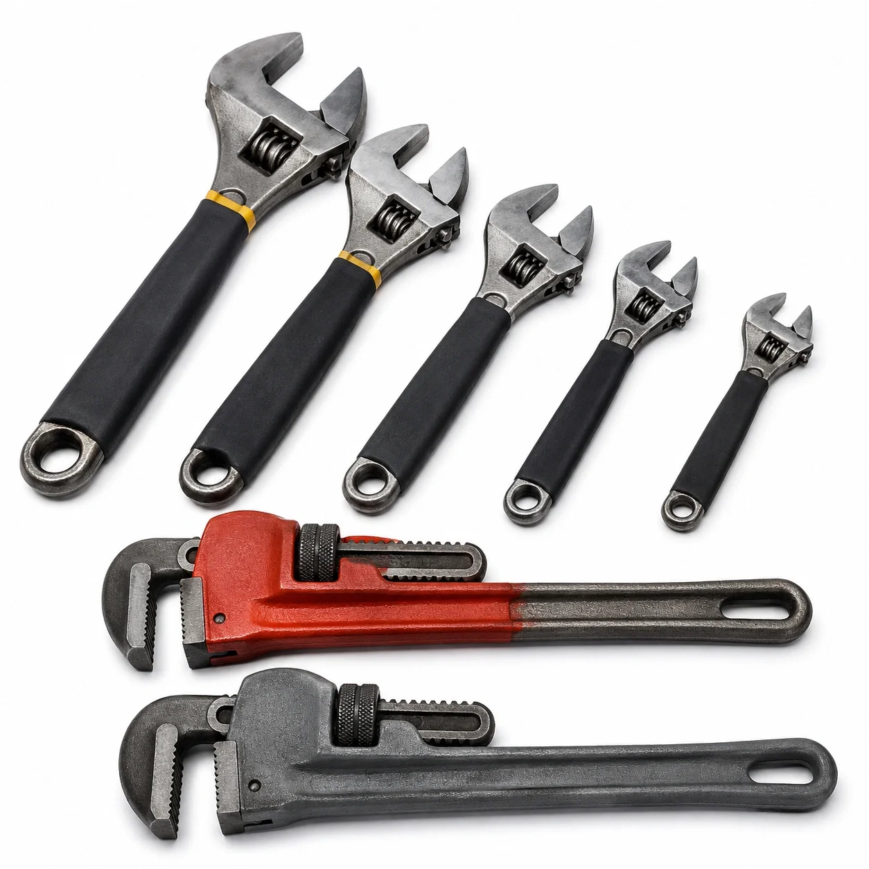 Wrench set for gas fireplace installation